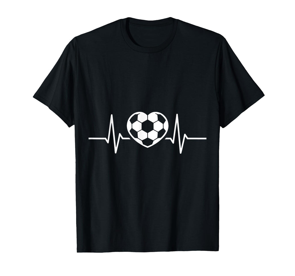 Soccer Heart Drawing Soccer Fans T-Shirt - Minimalist Print for Adults - T-Shirt, Sweatshirt, Hoodie