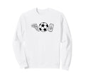 Pizza Beer Soccer Sweatshirt - Minimalist Print for Adults - T-Shirt, Sweatshirt, Hoodie