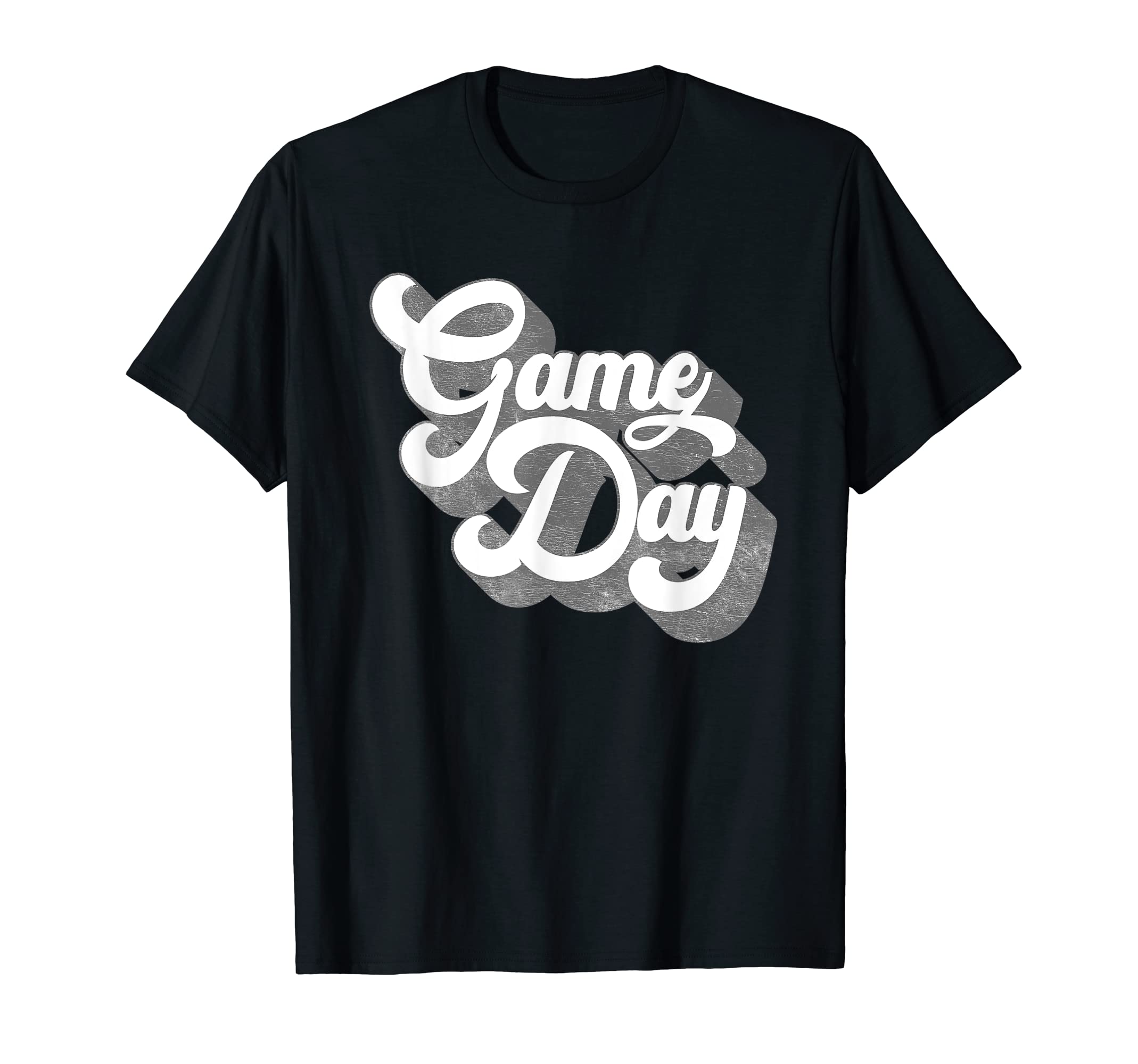 Game Day White Silver Sports Soccer T-Shirt - Novelty Apparel Men Women - T-Shirt, Sweatshirt, Hoodie