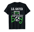 Lil Sister Birthday Soccer Player T-Shirt - Trendy Graphic for Adults - T-Shirt, Sweatshirt, Hoodie