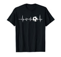 Soccer Ball Heartbeat Soccer Lovers T-Shirt - Graphic Print for Adults - T-Shirt, Sweatshirt, Hoodie