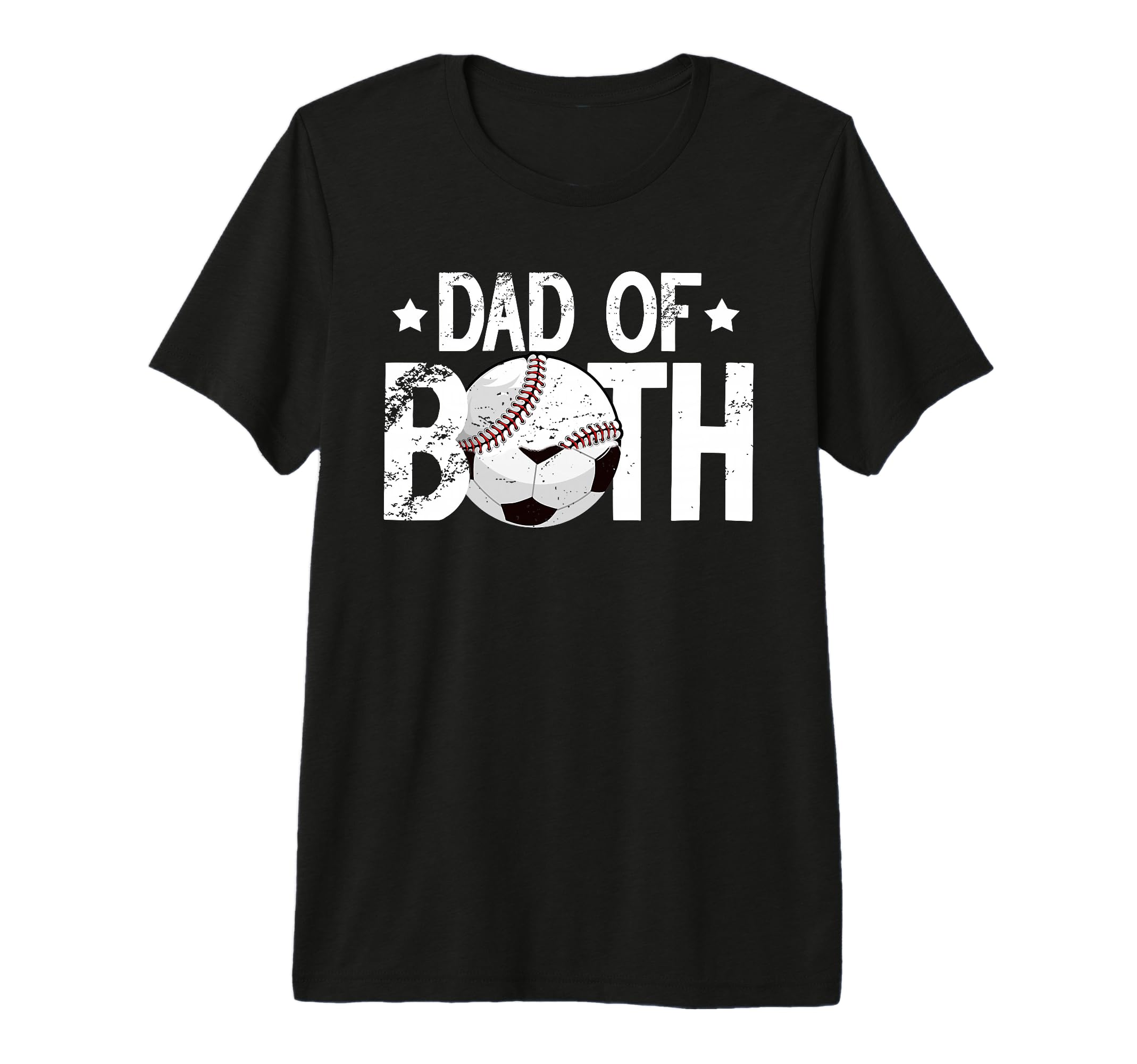 Mens Dad Both Baseball Soccer Dad T-Shirt - Streetwear Style Men Women - T-Shirt, Sweatshirt, Hoodie