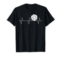 Soccer Players Heartbeat Football Ball T-Shirt - Unique Graphic Unisex - T-Shirt, Sweatshirt, Hoodie