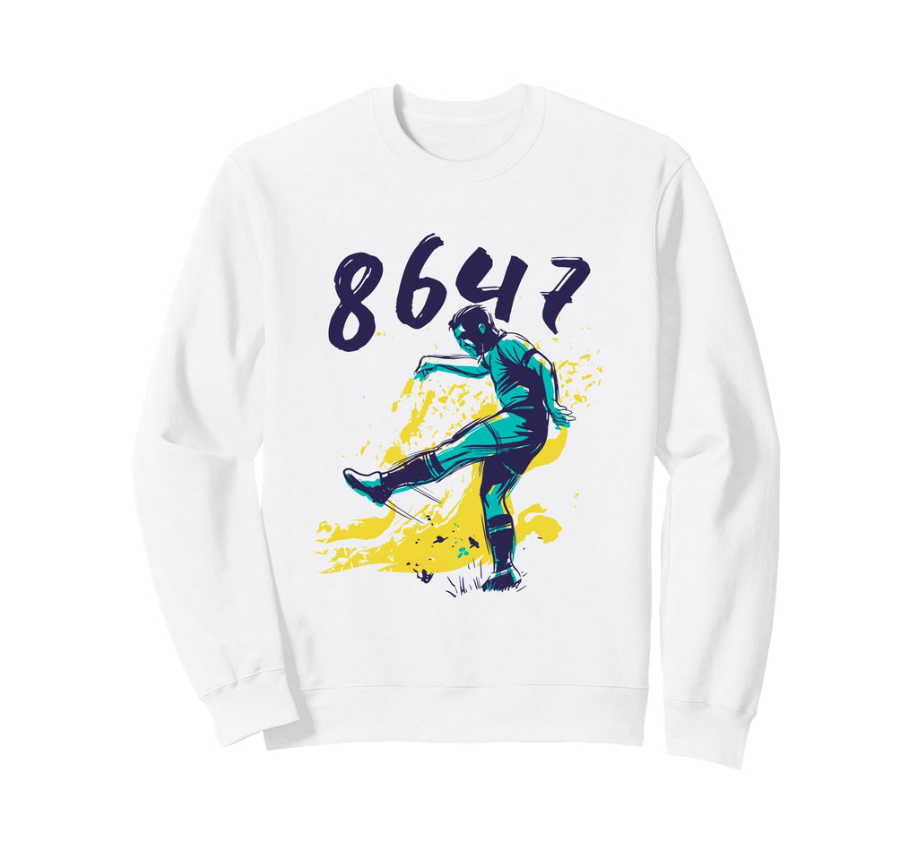8647 Subtle Floral 86 47 Soccer Sweatshirt - Custom Art Print for Adults - T-Shirt, Sweatshirt, Hoodie