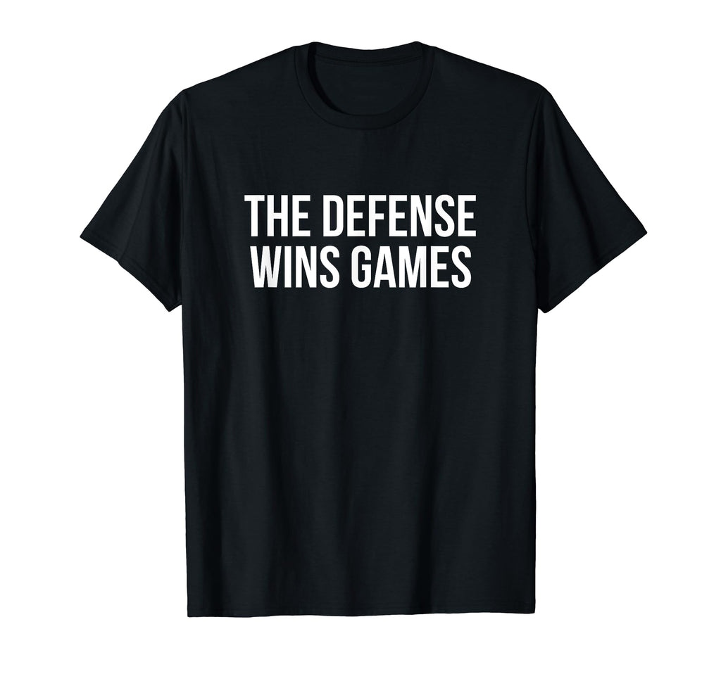 Defense Wins Games Soccer T-Shirt - Minimalist Print Men Women - T-Shirt, Sweatshirt, Hoodie