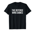 Defense Wins Games Soccer T-Shirt - Minimalist Print Men Women - T-Shirt, Sweatshirt, Hoodie