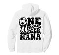 Proud Soccer Nana Soccer Ball Drip Hoodie - Fun Novelty Design for Adults - T-Shirt, Sweatshirt, Hoodie