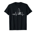 Windsurf Sailing Heartbeat Windsurfing T-Shirt - Streetwear Style Men Women - T-Shirt, Sweatshirt, Hoodie