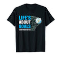 Lifes About Goals And Assists Funny T-Shirt - Graphic Print for Adults - T-Shirt, Sweatshirt, Hoodie