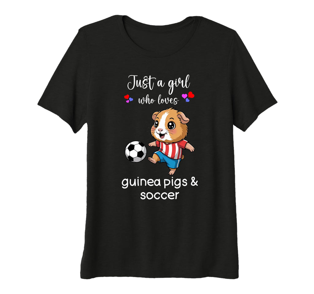 Womens Guinea Pig Soccer Guinea T-Shirt - Casual Everyday Wear for Adults - T-Shirt, Sweatshirt, Hoodie