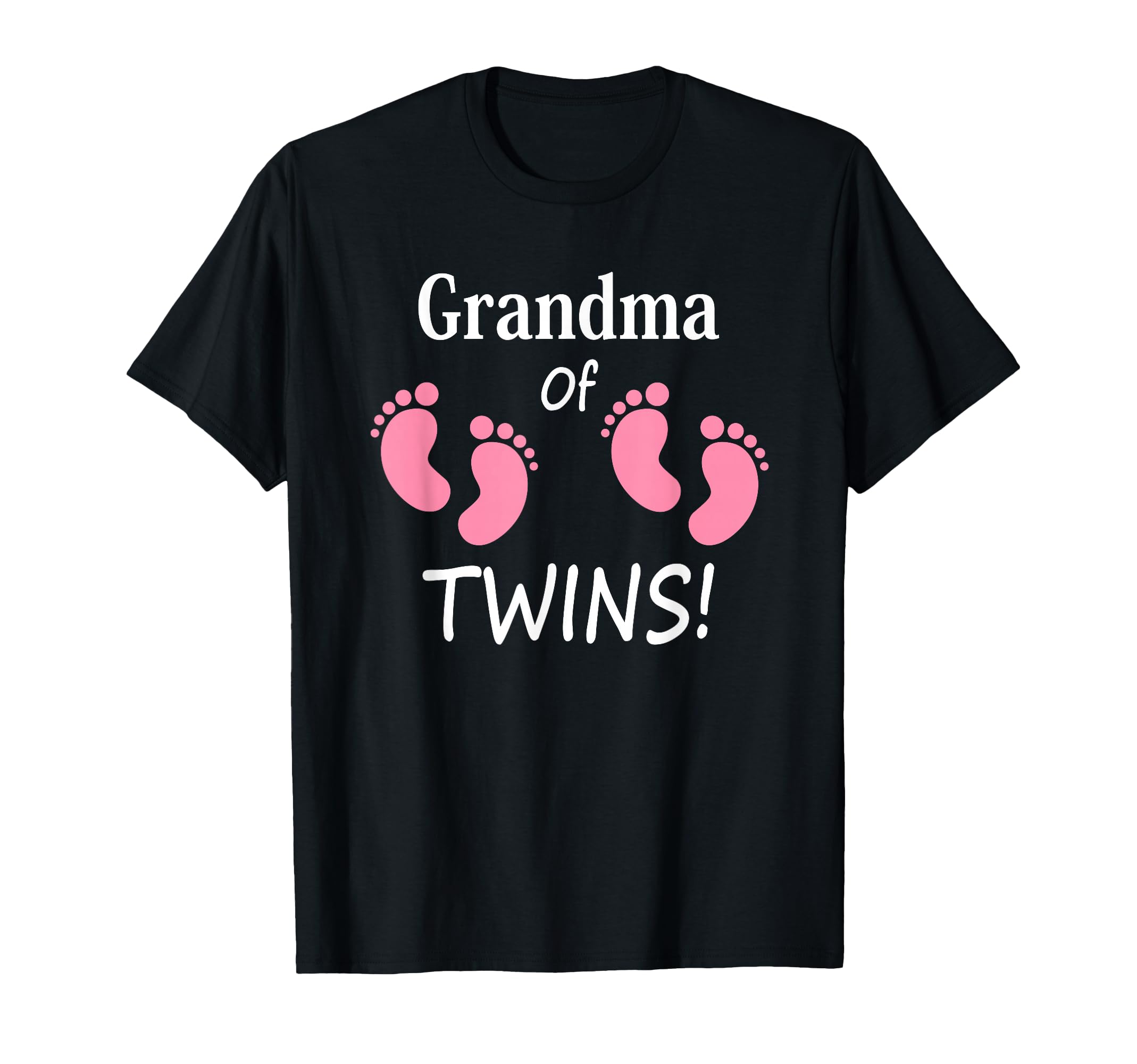 Grandma Twin Footprint Grandmother T-Shirt - Minimalist Print Men Women - T-Shirt, Sweatshirt, Hoodie