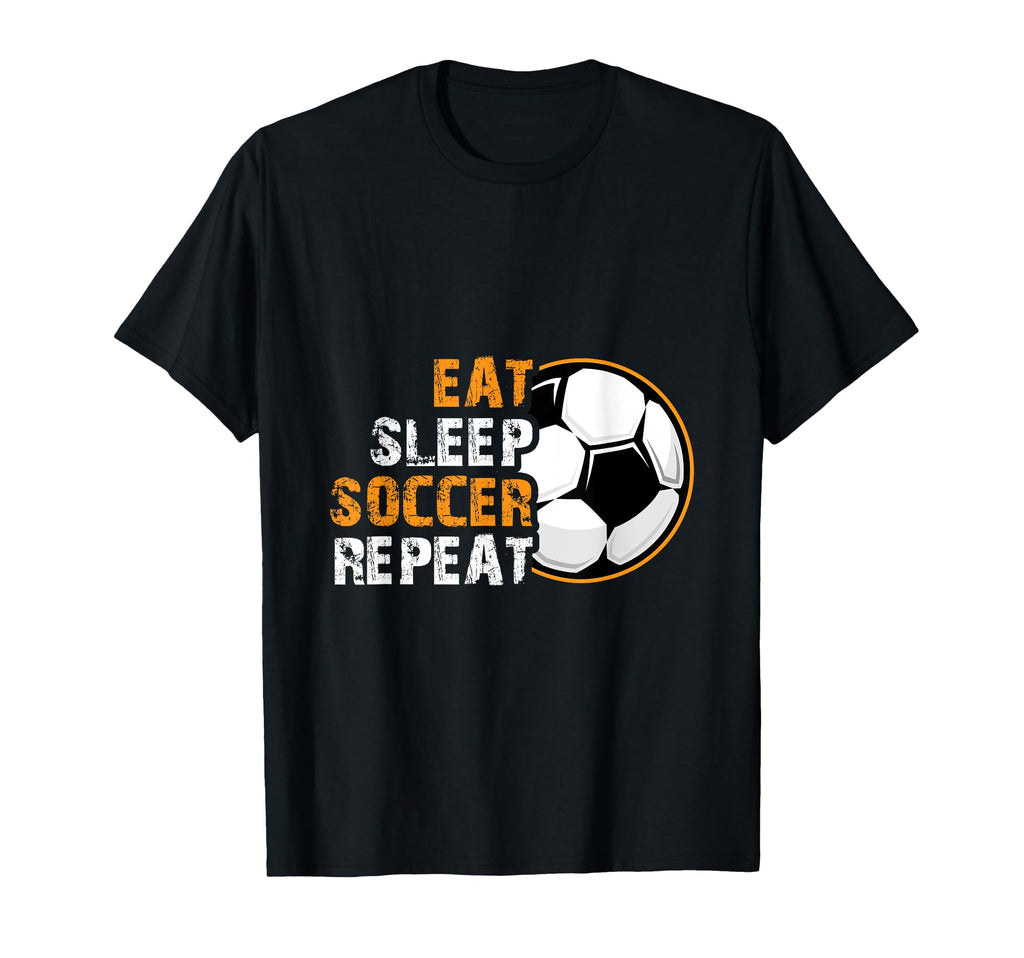 Football Player Jersey Eat Sleep T-Shirt - Minimalist Print Men Women - T-Shirt, Sweatshirt, Hoodie