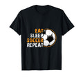 Football Player Jersey Eat Sleep T-Shirt - Minimalist Print Men Women - T-Shirt, Sweatshirt, Hoodie