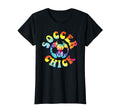 Soccer Chick Tie Dye Seventies Soccer T-Shirt - Graphic Print for Adults - T-Shirt, Sweatshirt, Hoodie