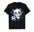 Soccer Player Panda Kicking Soccer T-Shirt - Aesthetic Graphic for Adults - T-Shirt, Sweatshirt, Hoodie
