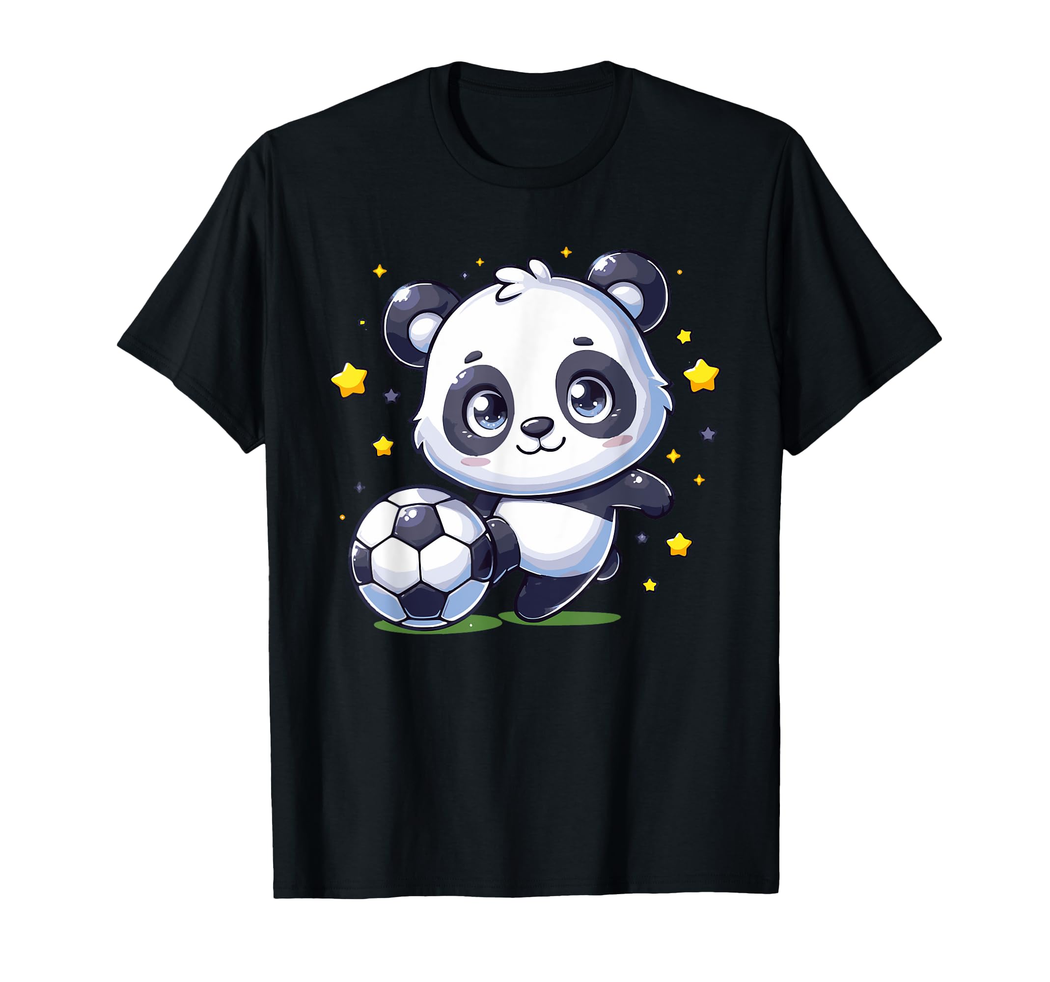 Soccer Player Panda Kicking Soccer T-Shirt - Aesthetic Graphic for Adults - T-Shirt, Sweatshirt, Hoodie