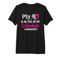 Mom Both Proud Cheer And Soccer Mom Tri T-Shirt - Minimalist Print Unisex - T-Shirt, Sweatshirt, Hoodie