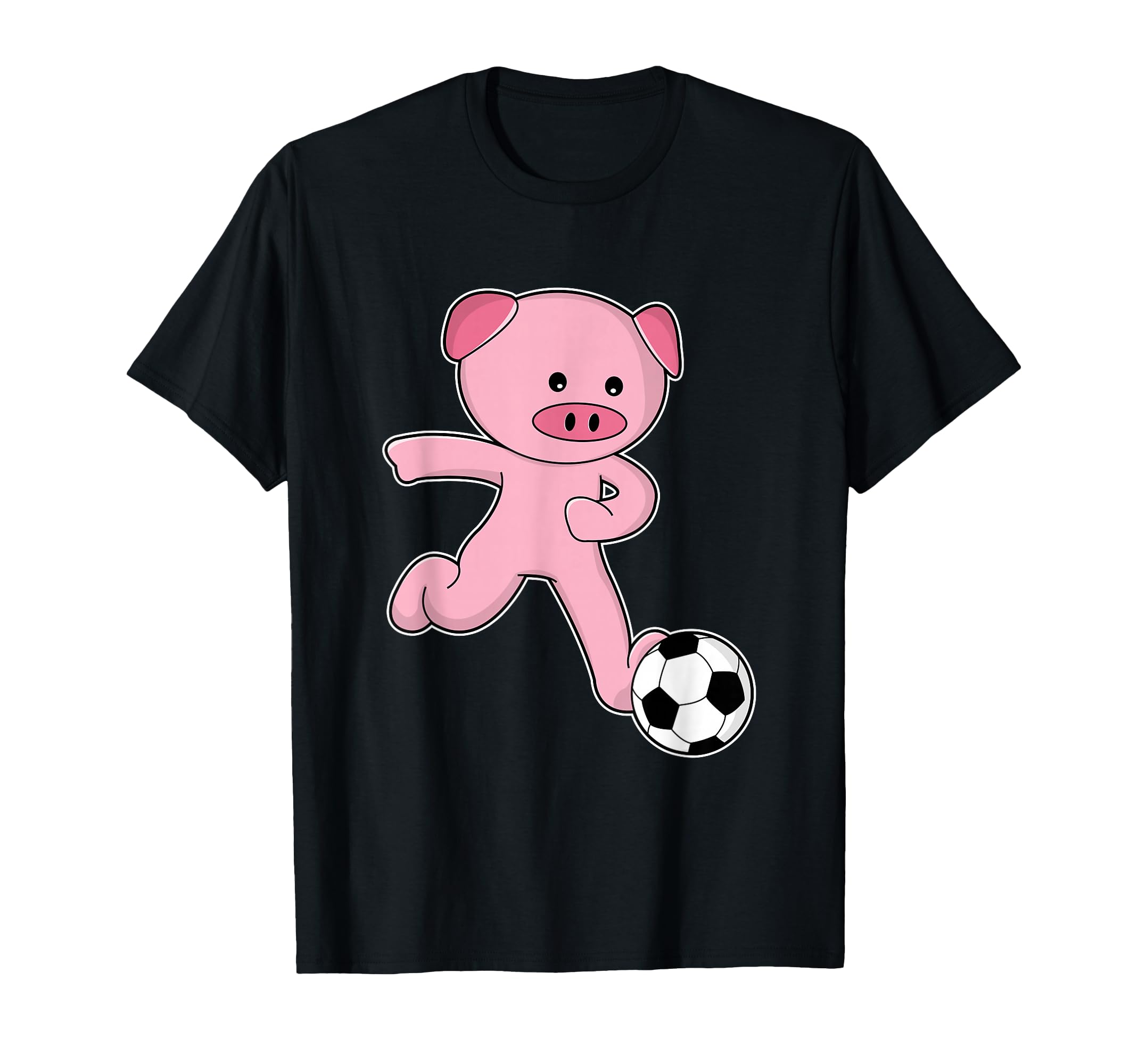 Pig Soccer Player Soccer Sports T-Shirt - Aesthetic Graphic Men Women - T-Shirt, Sweatshirt, Hoodie