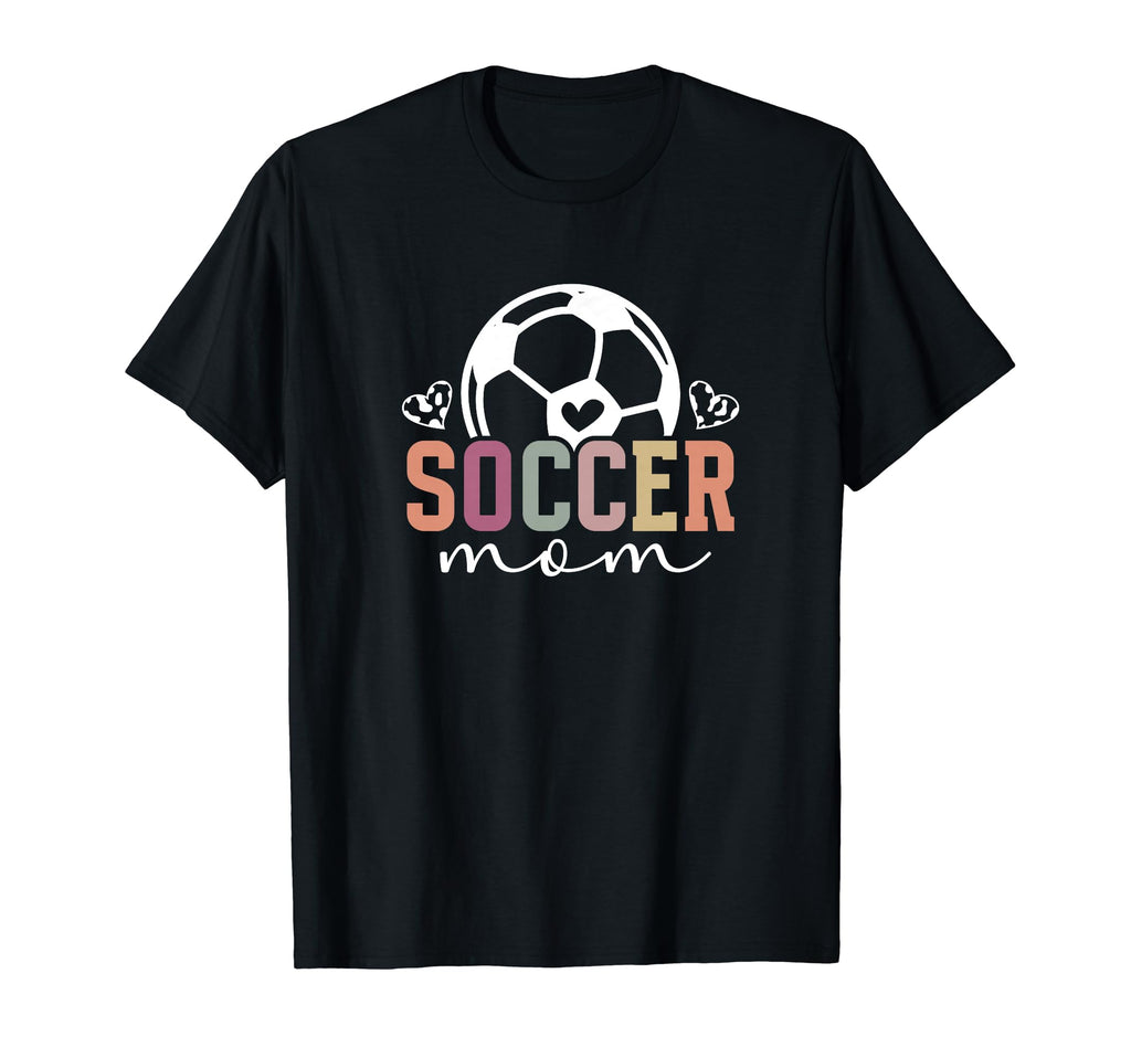 Soccer Mom Soccer Player Mama Boho Soccer T-Shirt - Novelty Apparel Unisex - T-Shirt, Sweatshirt, Hoodie
