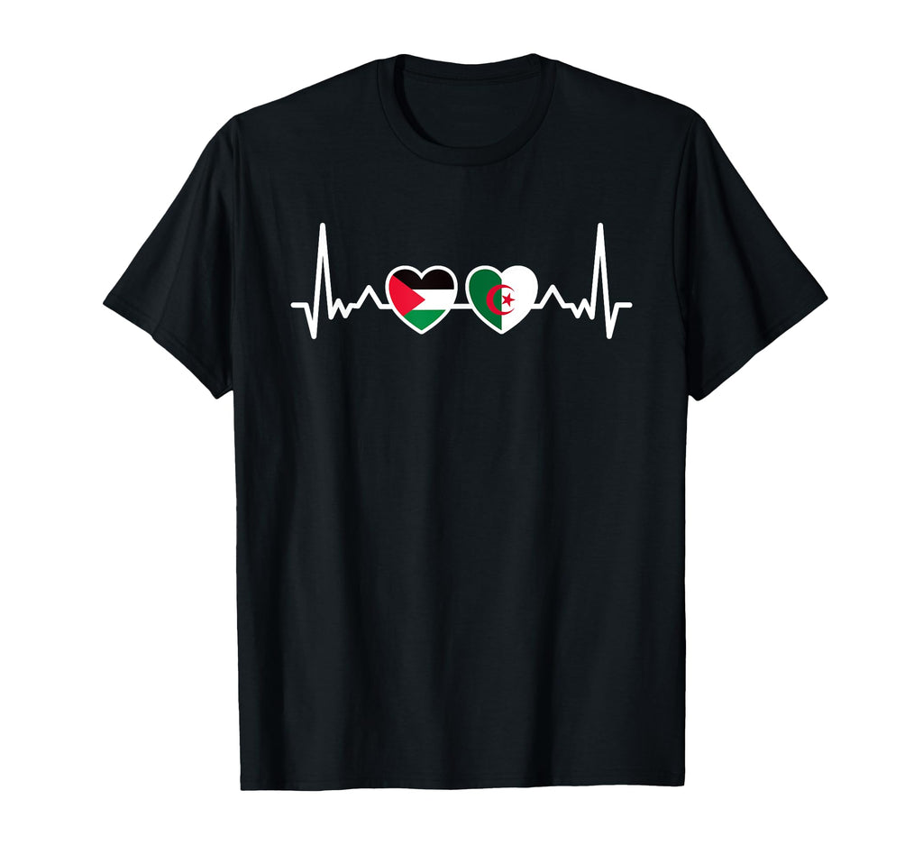 Algeria Palestine Flag Algerian T-Shirt - Streetwear Style Unisex - T-Shirt, Sweatshirt, Hoodie