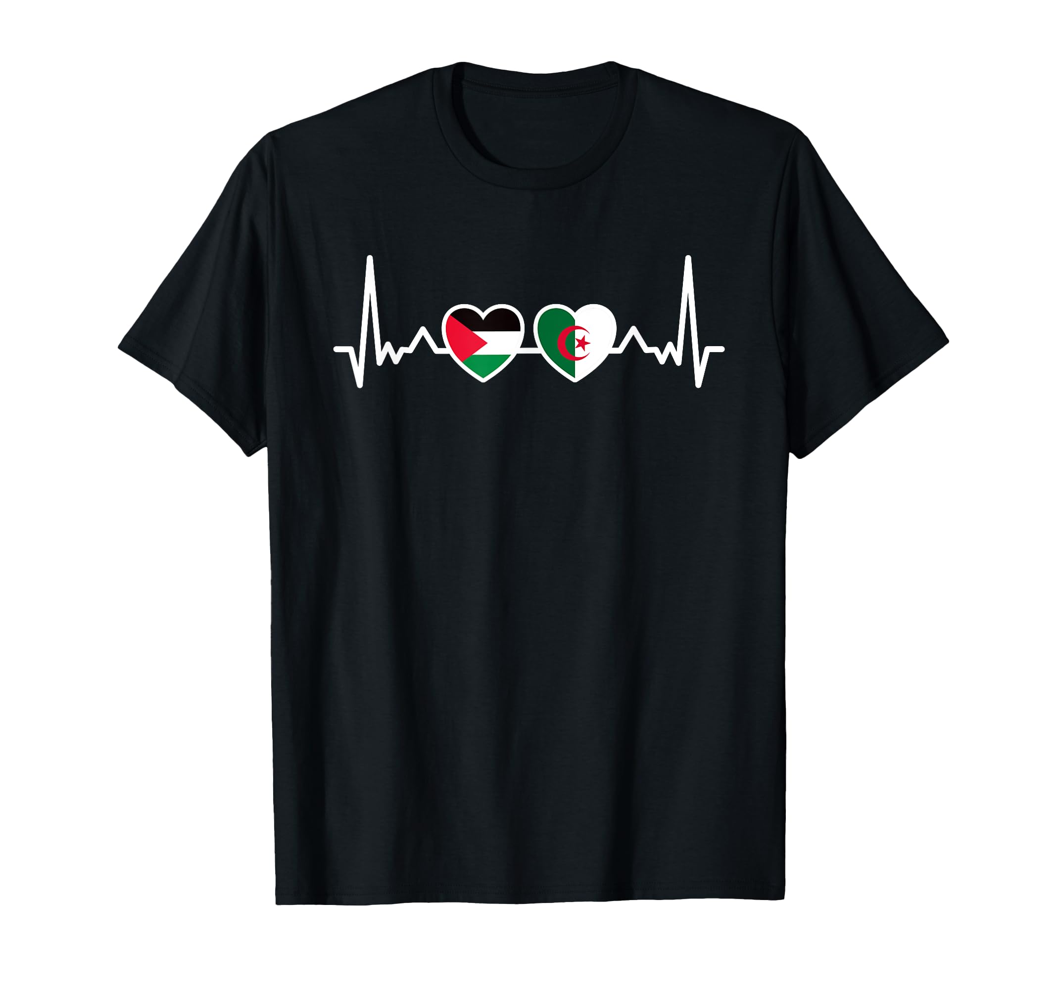 Algeria Palestine Flag Algerian T-Shirt - Streetwear Style Unisex - T-Shirt, Sweatshirt, Hoodie