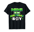 Nini Birthday Soccer Party Family T-Shirt - Casual Everyday Wear Men Women - T-Shirt, Sweatshirt, Hoodie