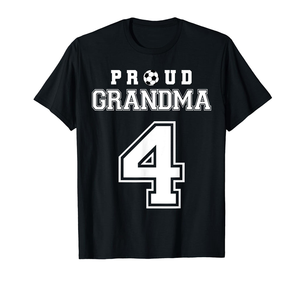 Number 4 Custom Proud Soccer T-Shirt - Casual Everyday Wear for Adults - T-Shirt, Sweatshirt, Hoodie