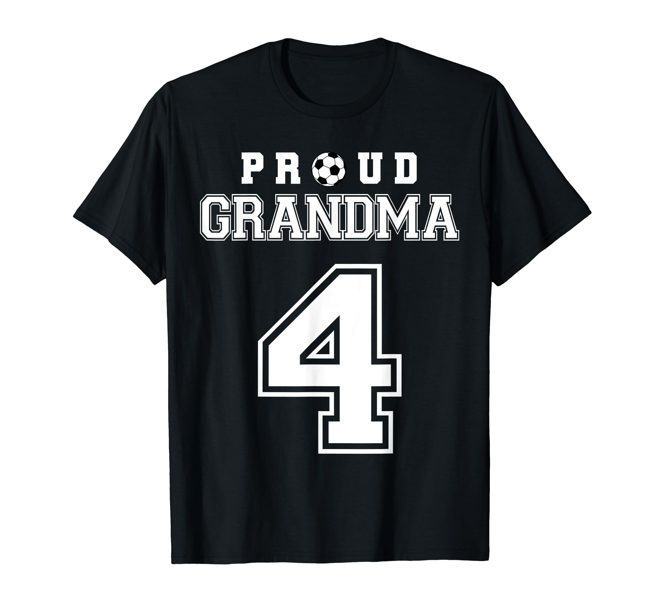 Number 4 Custom Proud Soccer T-Shirt - Casual Everyday Wear for Adults - T-Shirt, Sweatshirt, Hoodie