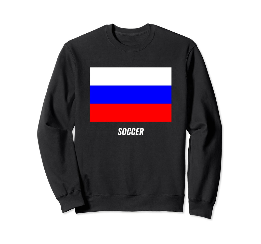 Patriotic Support Soccer Russia Sweatshirt - Minimalist Print for Adults - T-Shirt, Sweatshirt, Hoodie