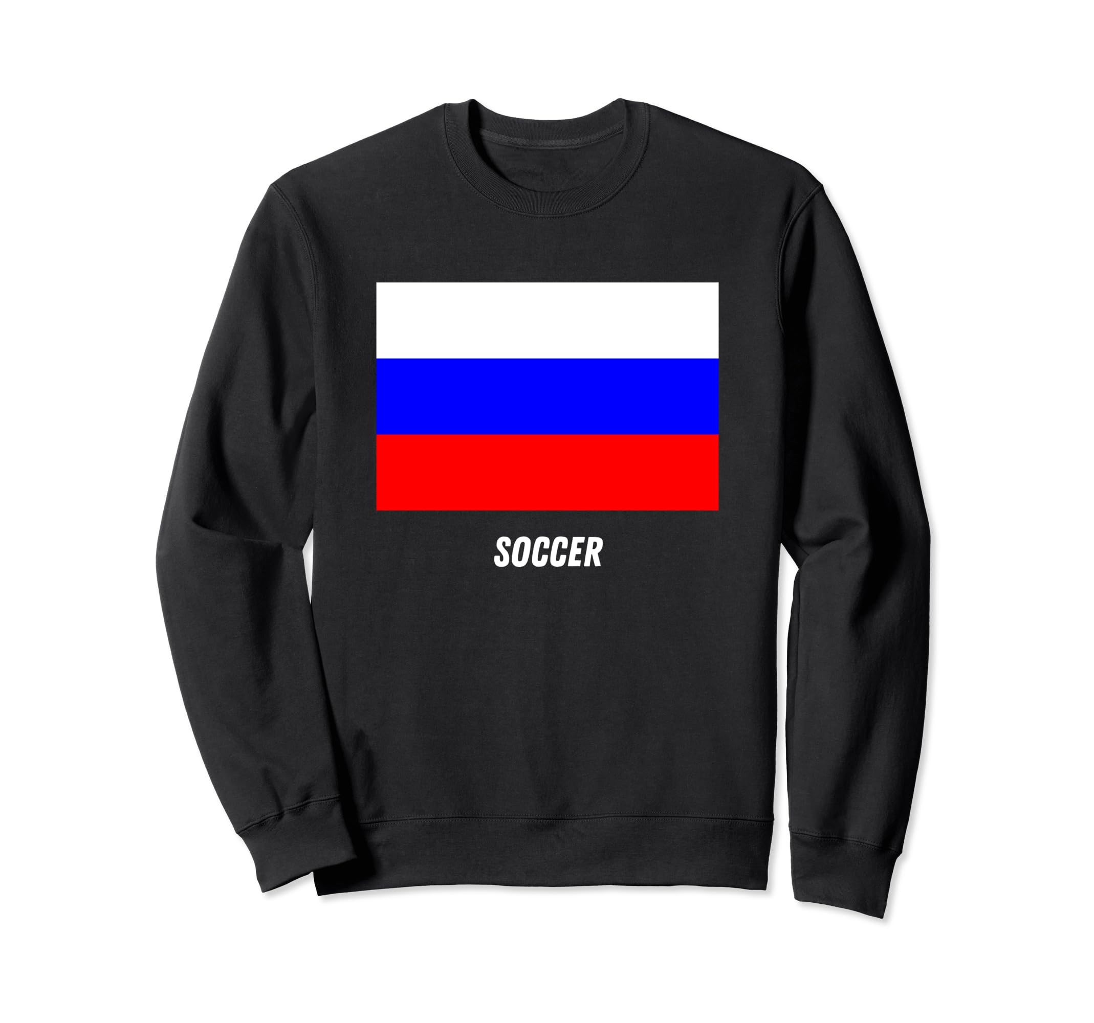 Patriotic Support Soccer Russia Sweatshirt - Minimalist Print for Adults - T-Shirt, Sweatshirt, Hoodie