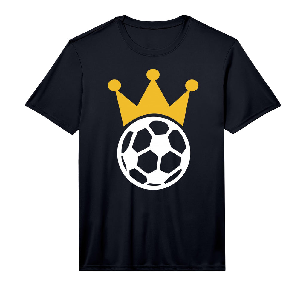 Soccer Crown Performance T-Shirt - Casual Everyday Wear Men Women - T-Shirt, Sweatshirt, Hoodie