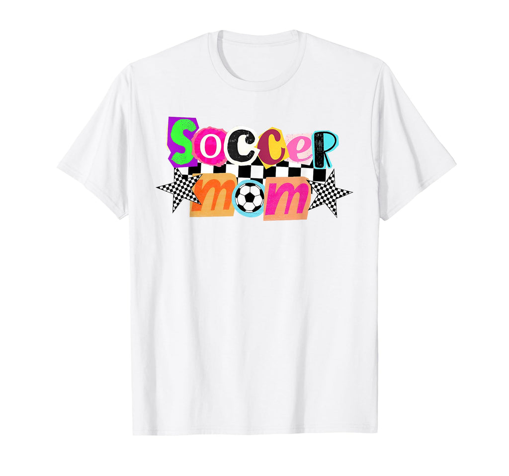 Soccer Mom Soccer Moms Club Happy Game T-Shirt - Graphic Print Men Women - T-Shirt, Sweatshirt, Hoodie