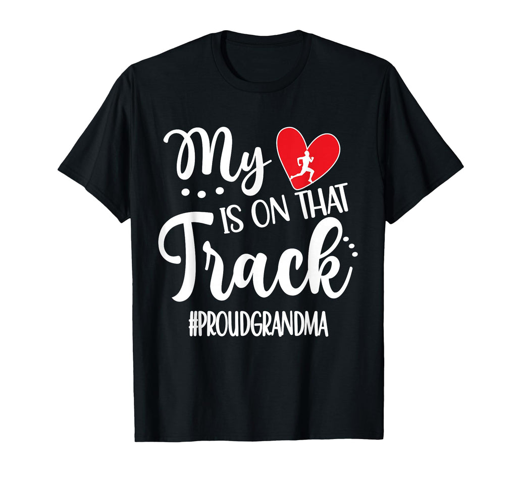 My Heart Is That Track Proud Track T-Shirt - Fun Novelty Design Men Women - T-Shirt, Sweatshirt, Hoodie