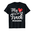 My Heart Is That Track Proud Track T-Shirt - Fun Novelty Design Men Women - T-Shirt, Sweatshirt, Hoodie
