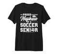 Proud Nephew 2026 Senior Soccer Graduate T-Shirt - Trendy Graphic Unisex - T-Shirt, Sweatshirt, Hoodie