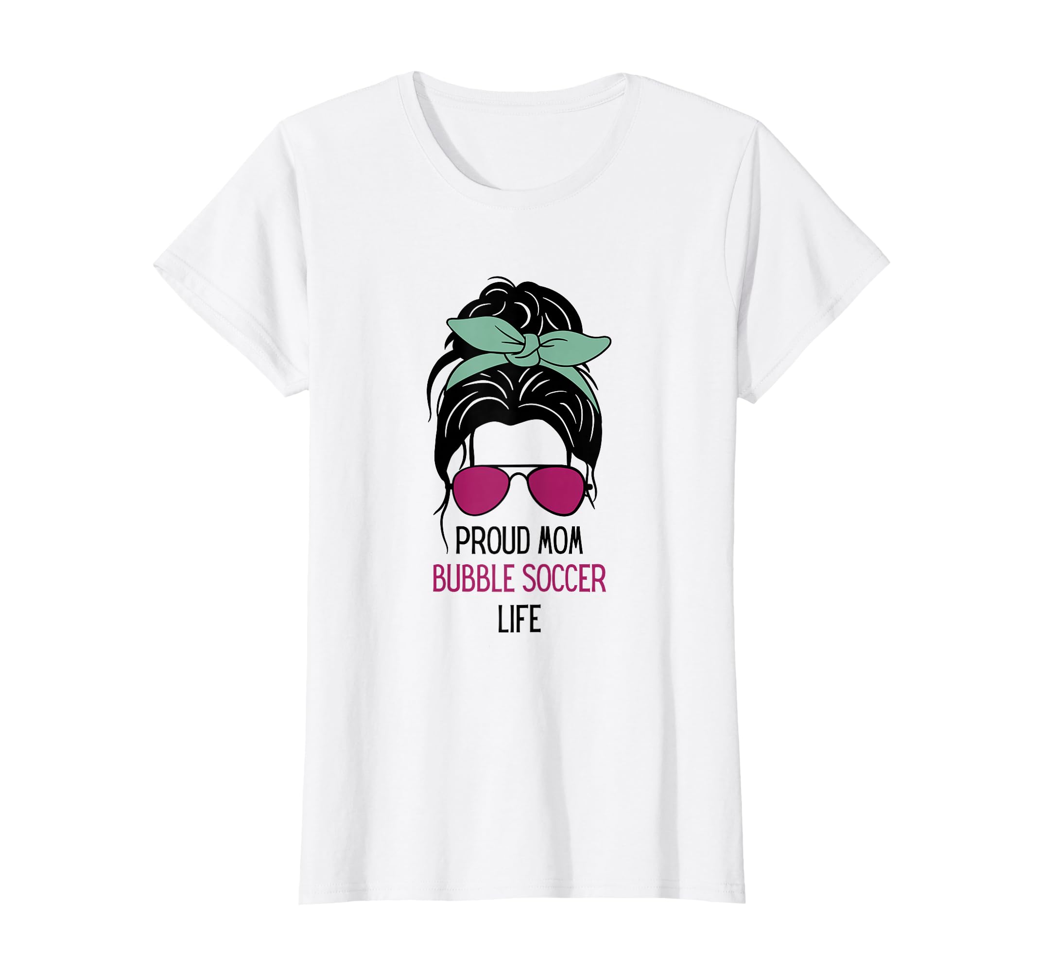 Bubble Soccer Mom Outfit Messy Hair T-Shirt - Streetwear Style for Adults - T-Shirt, Sweatshirt, Hoodie
