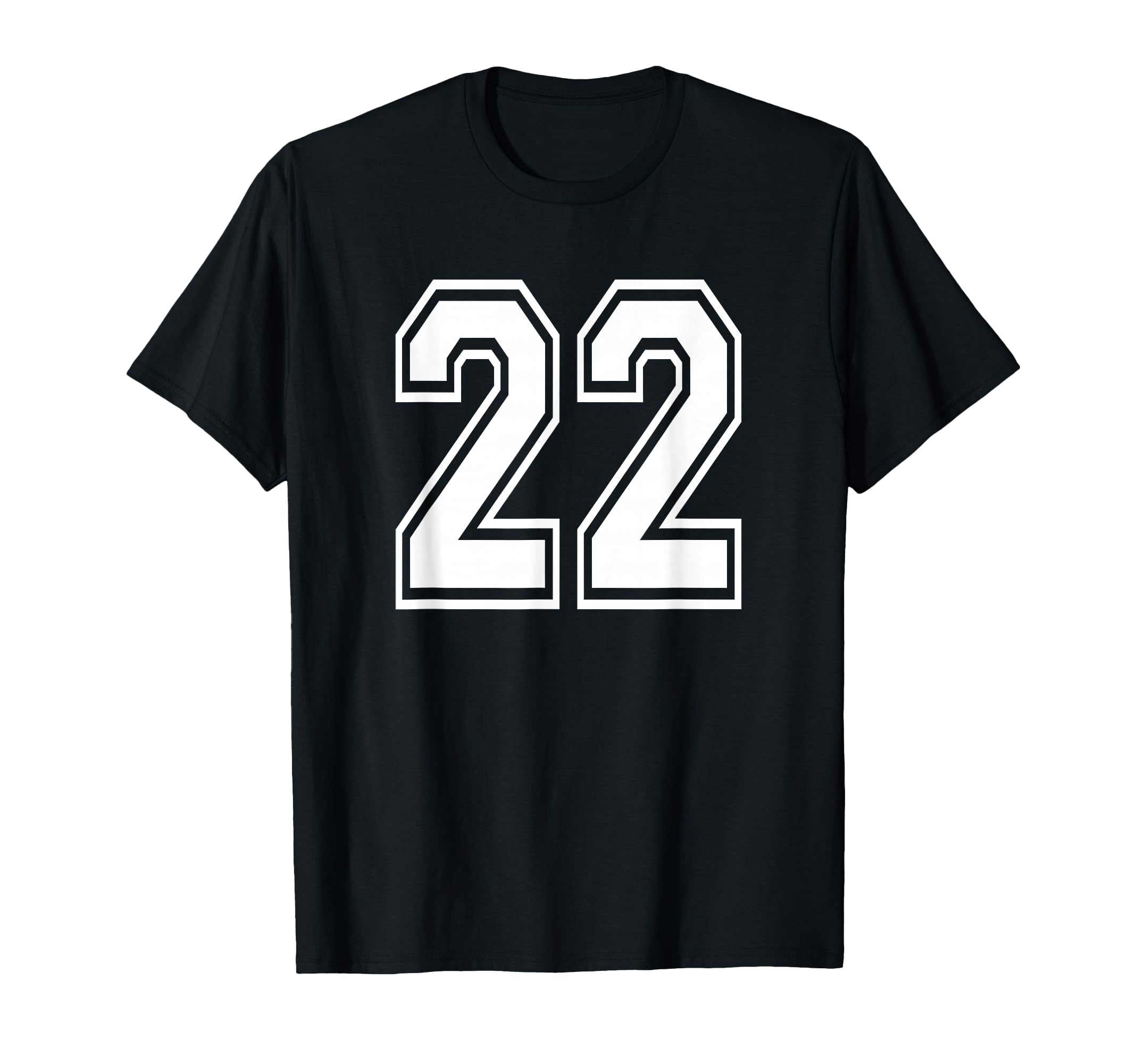Number 22 Numbered Uniform Sports T-Shirt - Aesthetic Graphic for Adults - T-Shirt, Sweatshirt, Hoodie