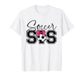 Soccer Sister Heart Big Sister T-Shirt - Fun Novelty Design for Adults - T-Shirt, Sweatshirt, Hoodie