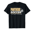 Gold Panthers Soccer Mom Game Day T-Shirt - Fun Novelty Design for Adults - T-Shirt, Sweatshirt, Hoodie