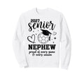 2027 Senior Soccer Nephew Proud Sweatshirt - Graphic Print Men Women - T-Shirt, Sweatshirt, Hoodie