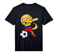 Dab Golden Retriever Colombia Soccer T-Shirt - Trendy Graphic for Adults - T-Shirt, Sweatshirt, Hoodie