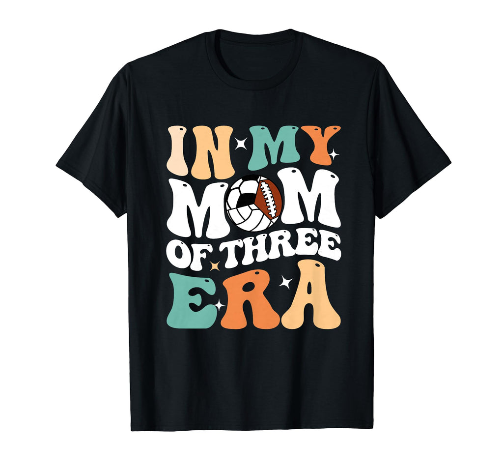 My Mom Three Era Funny Volleyball T-Shirt - Novelty Apparel for Adults - T-Shirt, Sweatshirt, Hoodie