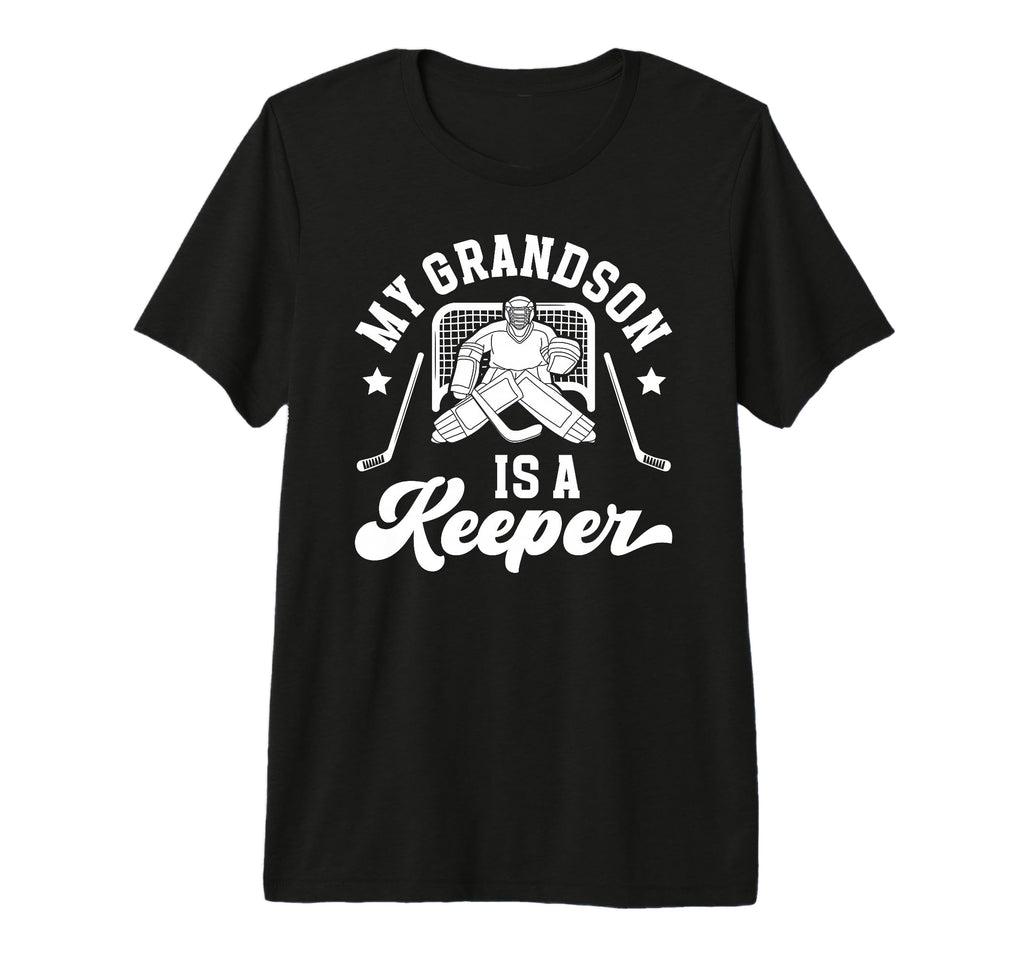 Mens Proud Hockey Keeper Pop Pop Ice T-Shirt - Custom Art Print Unisex - T-Shirt, Sweatshirt, Hoodie
