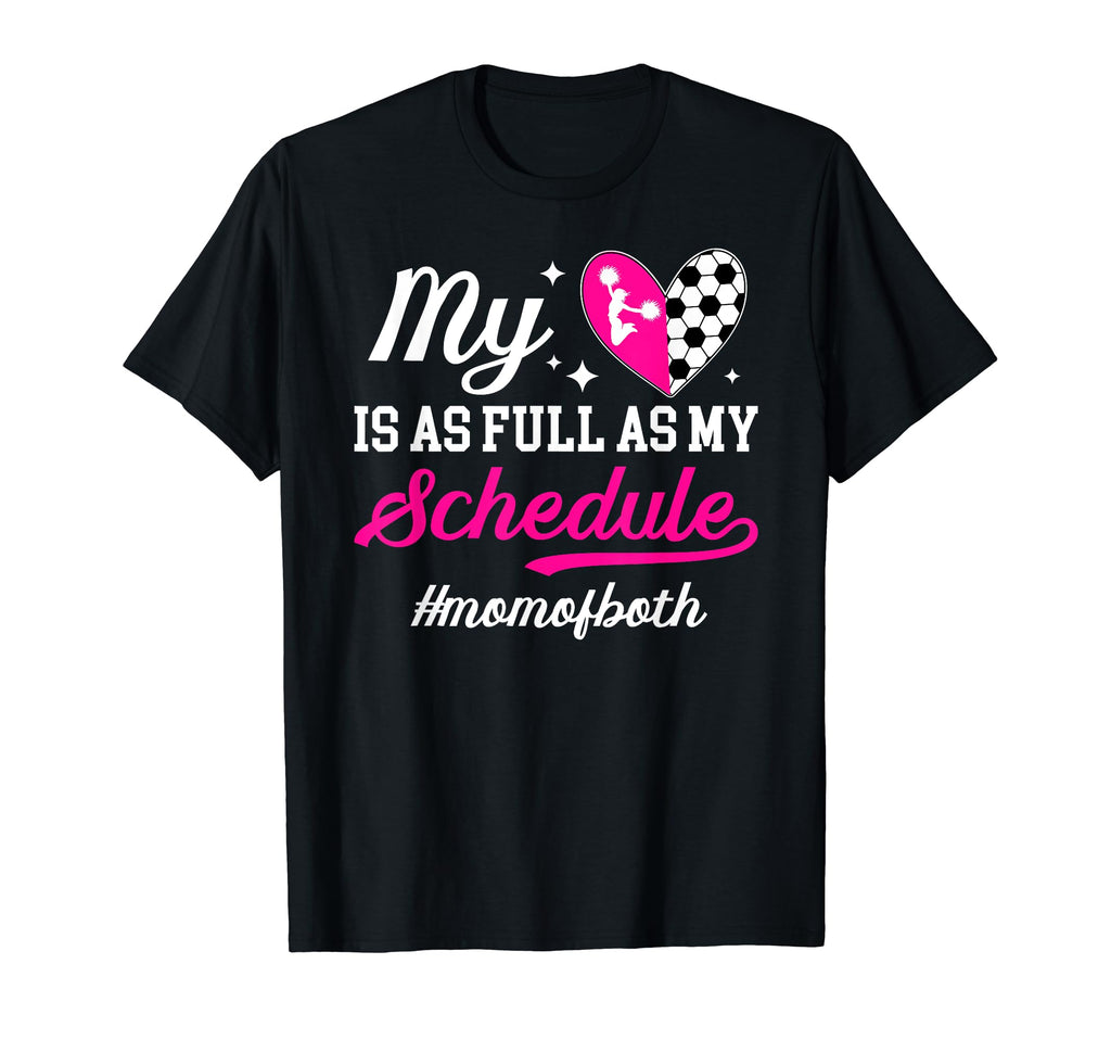 Proud Soccer And Cheerleading Mom Hoodie - Fun Novelty Design Men Women - T-Shirt, Sweatshirt, Hoodie