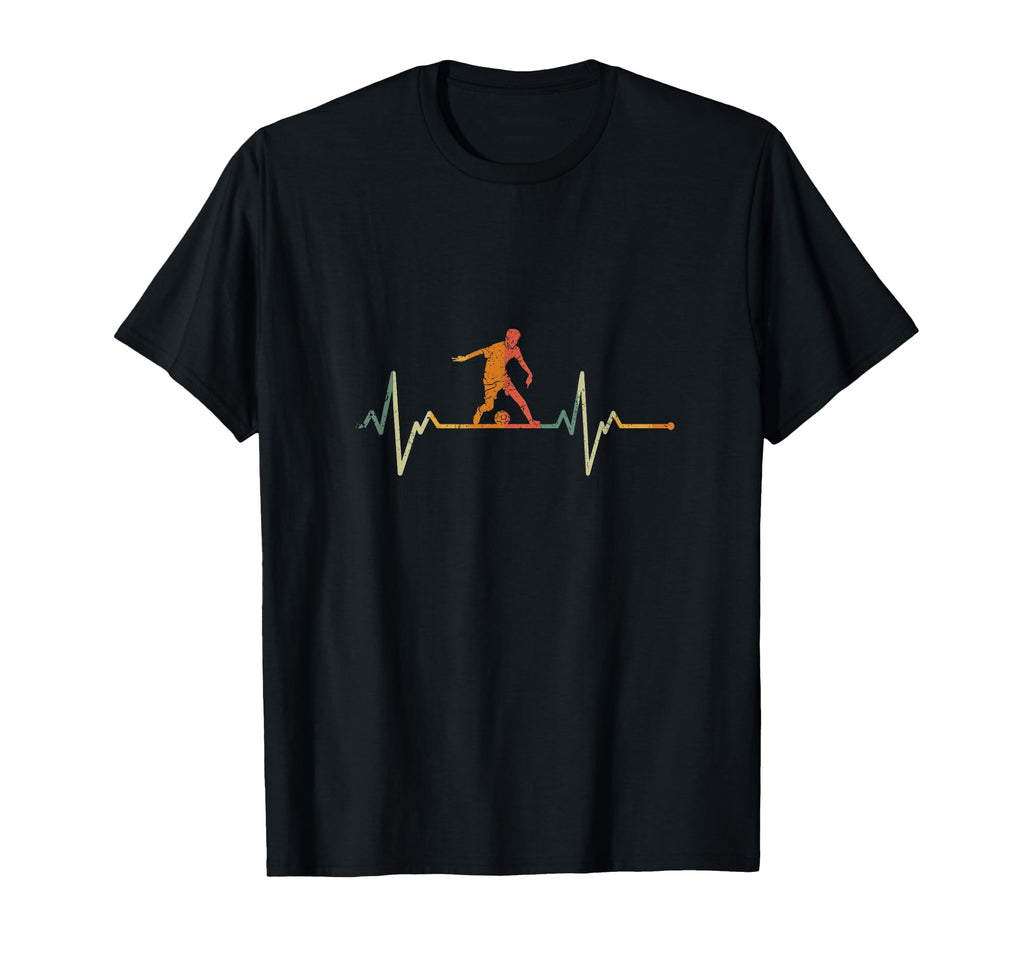 Soccer Player Gift Heartbeat T-Shirt - Fun Novelty Design Men Women - T-Shirt, Sweatshirt, Hoodie