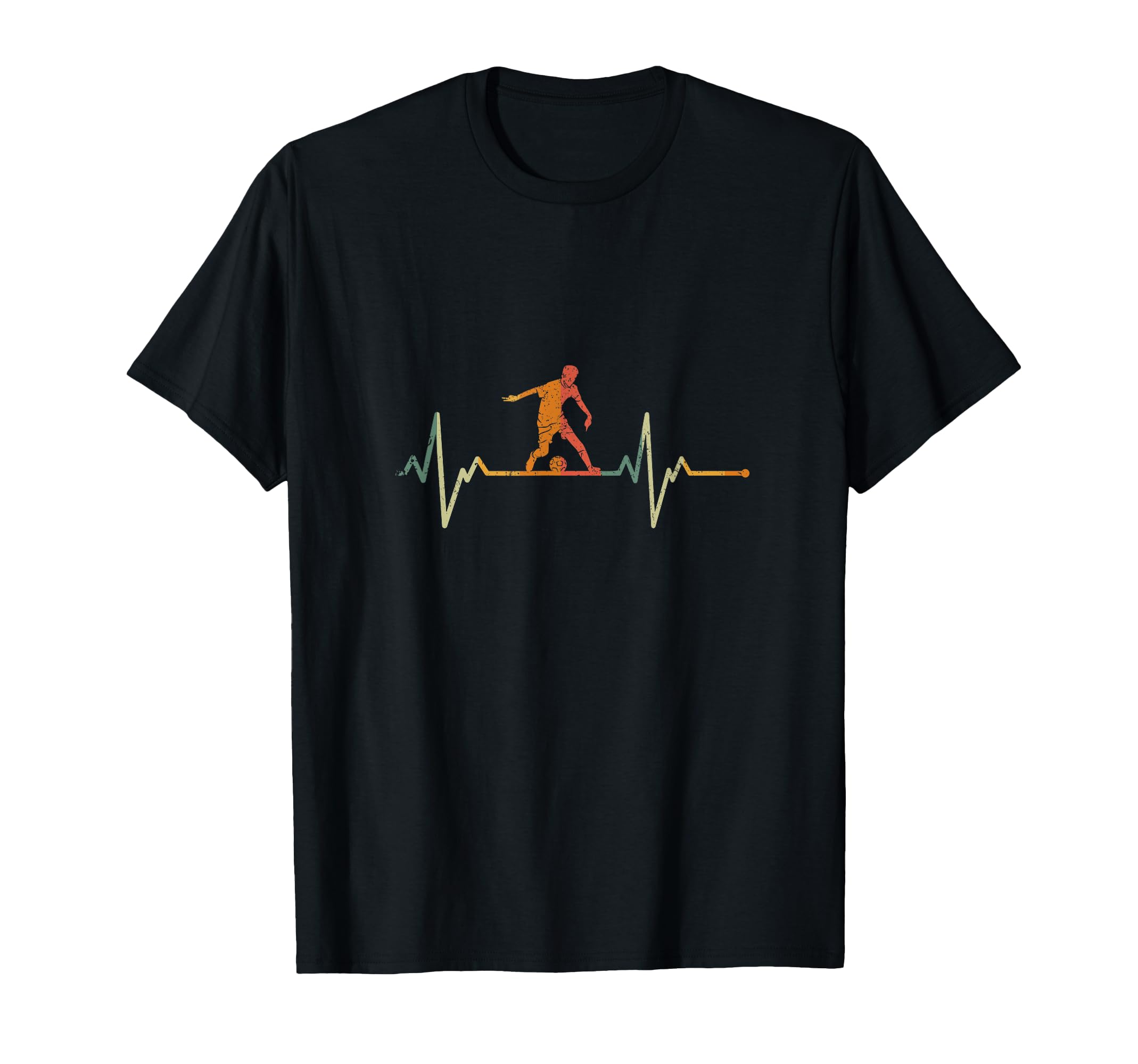 Soccer Player Gift Heartbeat T-Shirt - Fun Novelty Design Men Women - T-Shirt, Sweatshirt, Hoodie