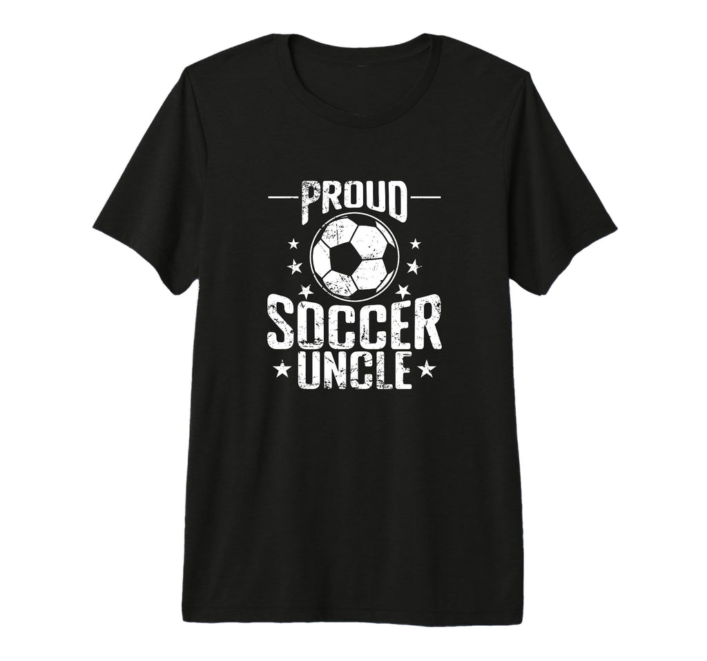 Proud Soccer Uncle Ball Tri Blend T-Shirt - Minimalist Print for Adults - T-Shirt, Sweatshirt, Hoodie