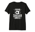 Proud Soccer Uncle Ball Tri Blend T-Shirt - Minimalist Print for Adults - T-Shirt, Sweatshirt, Hoodie