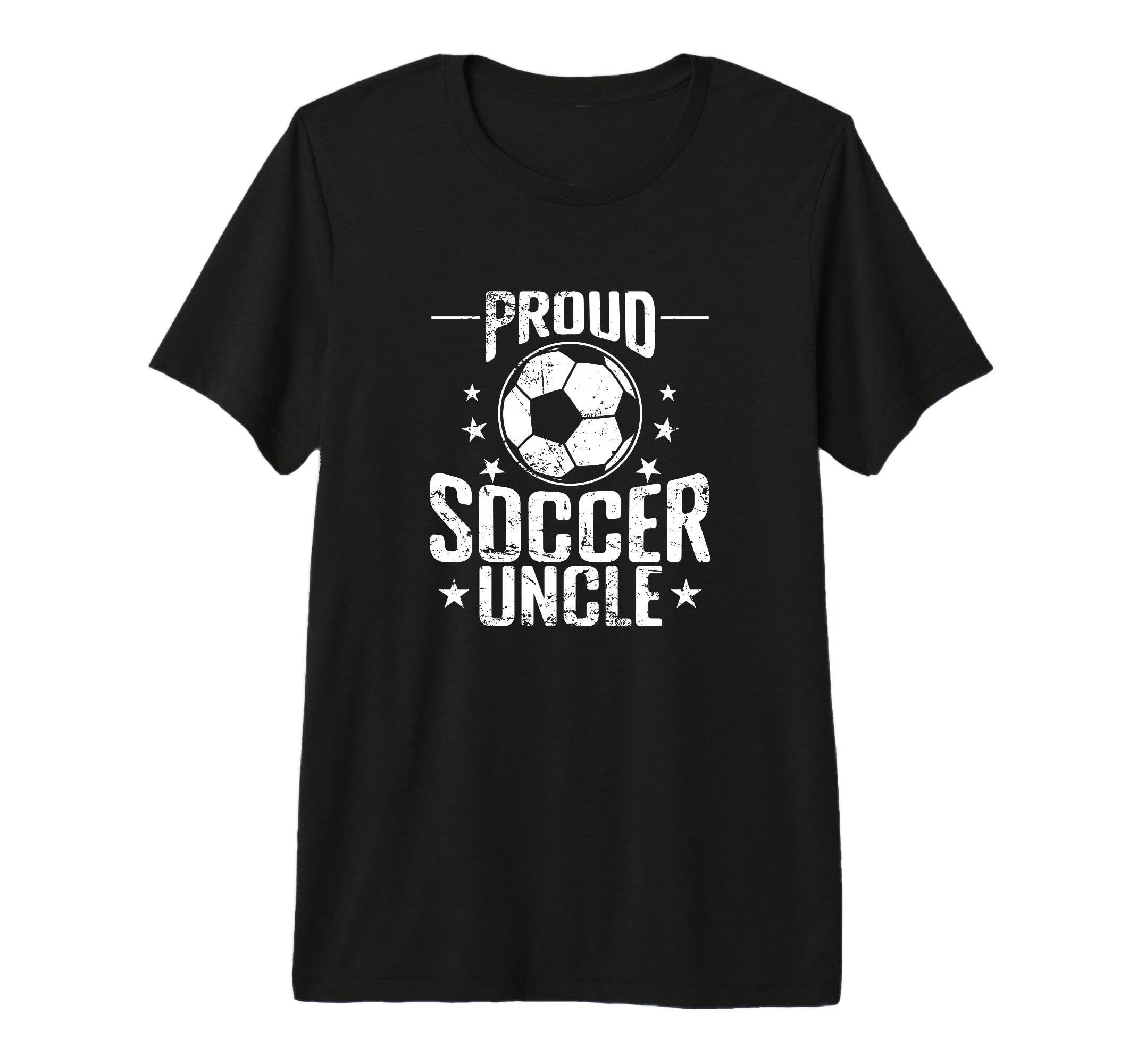 Proud Soccer Uncle Ball Tri Blend T-Shirt - Minimalist Print for Adults - T-Shirt, Sweatshirt, Hoodie