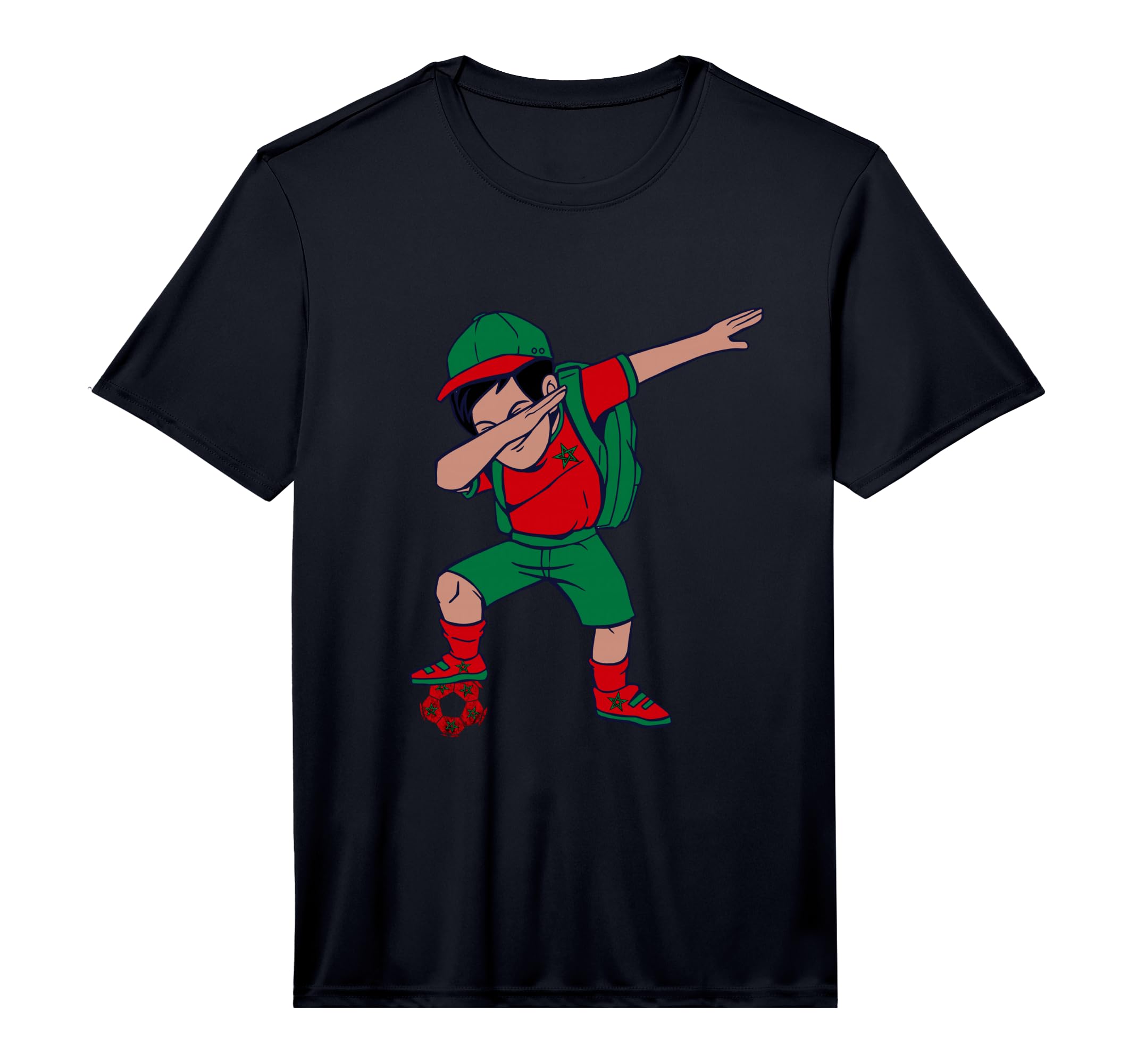 Moroccan Pride Moroccan Soccer T-Shirt - Streetwear Style for Adults - T-Shirt, Sweatshirt, Hoodie